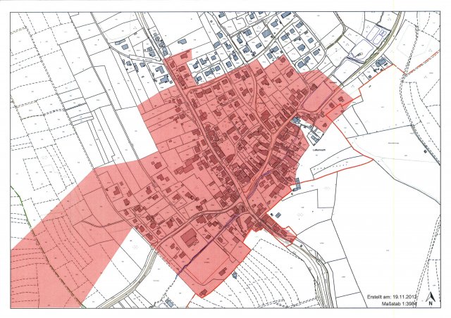 Grossansicht in neuem Fenster: Plan 5:  Kumulationsgebiet Detailkarte Lettenreuth